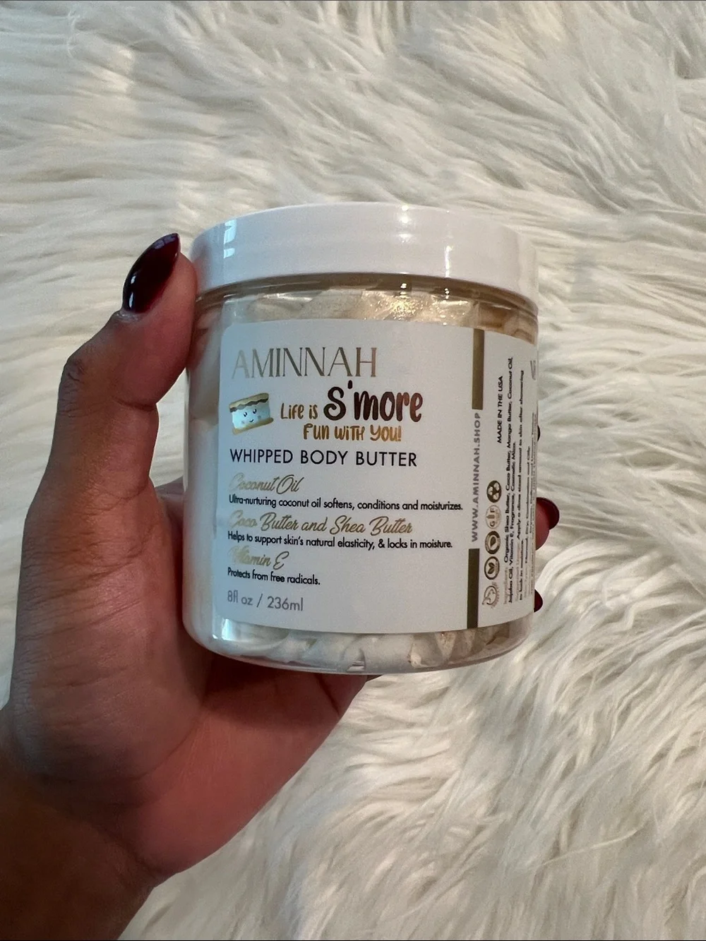 NWT Aminnah Life is S'more Whipped Body Butter retails $38.00 USD